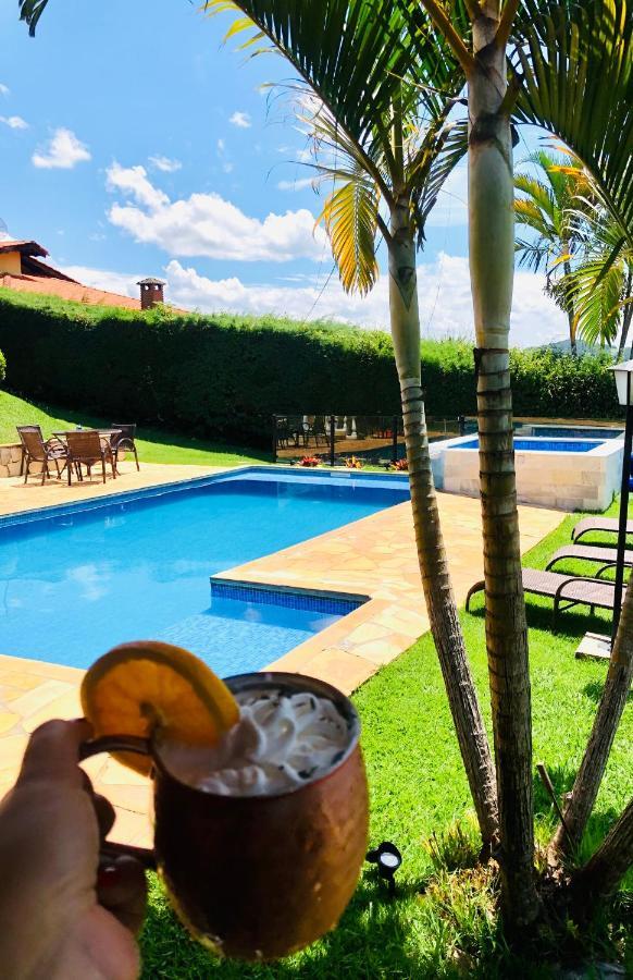 Chacara Tha&Thi Cond Fechado Wi Fi Spa E Pisc Aquececimento Solar Bom Jesus dos Perdões Exterior photo